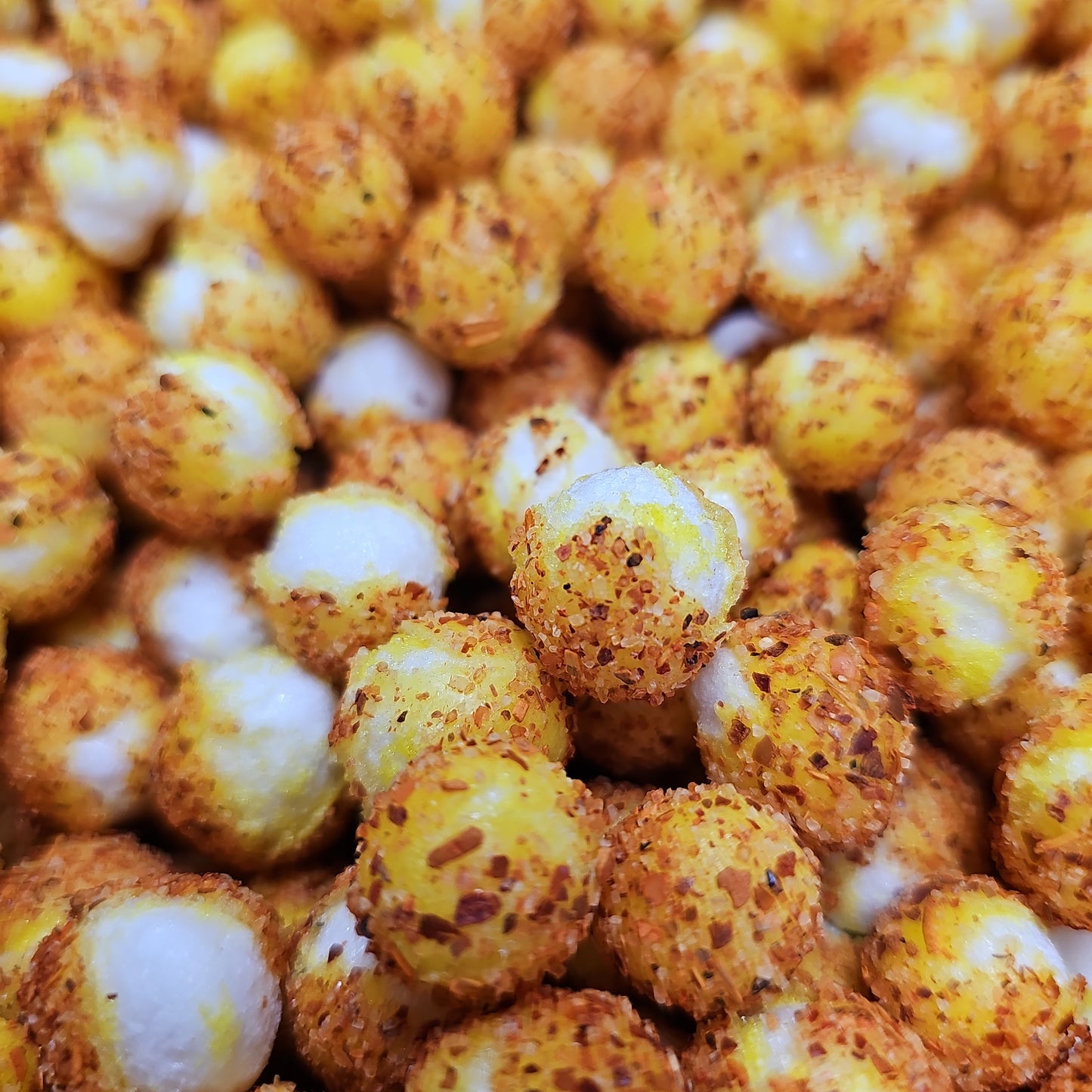 Tajin Lemon Balls (Freeze Dried Chamoy Lemon Heads)