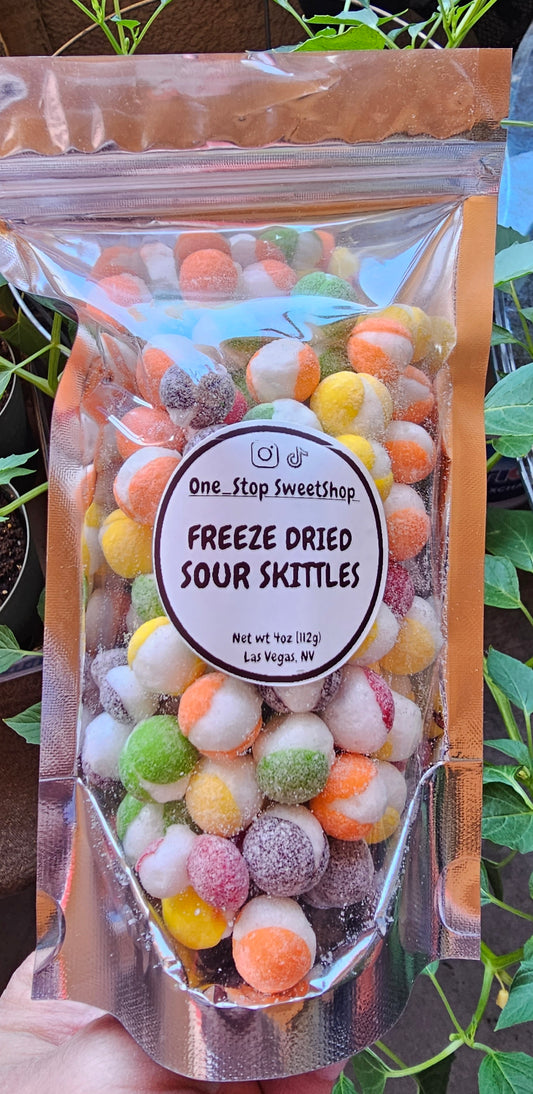 Sour Rainbow Krunchies ( Freeze Dried Sour Skittles)