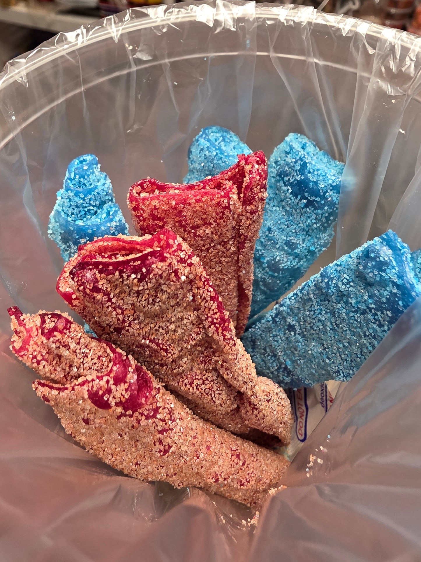 Cotton Candy Sugar Coated Fruitty Roll Up (Freeze Dried Cotton Candy Coated Fruit Roll Ups)